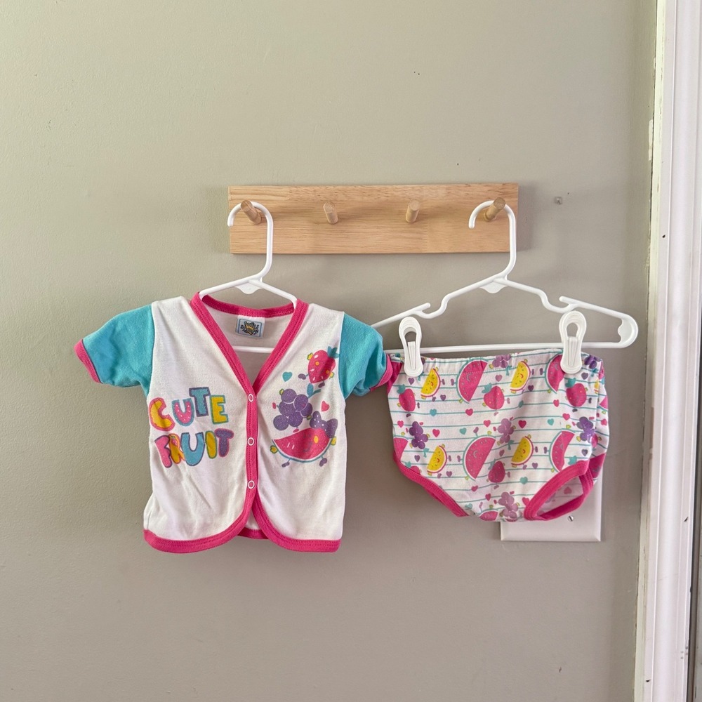 VTG 2pc‎ fruit set